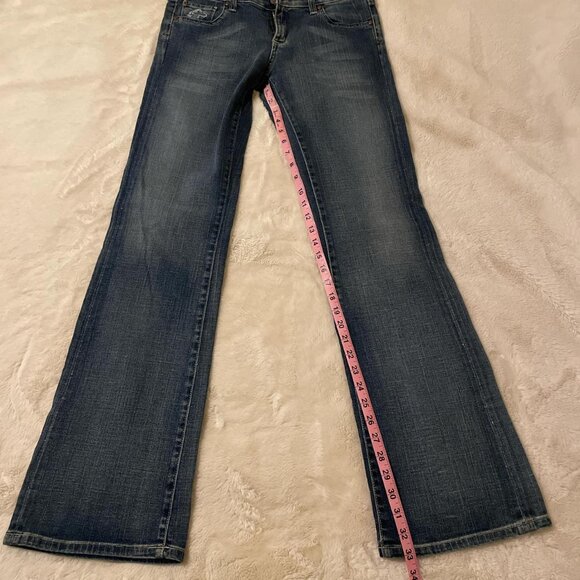 Women's Blue and Navy Jeans - Picture 2 of 5